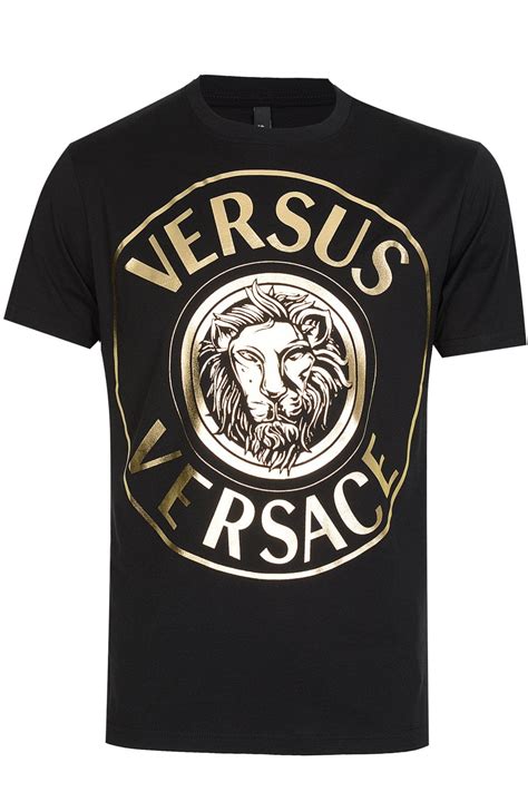 versace t shirt gold logo